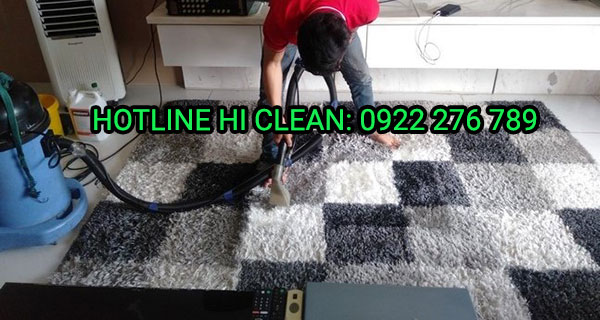 Thi công giặt thảm tại quận 7