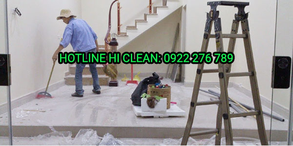 Làm vệ sinh nhà sau sửa chữa tại TPHCM