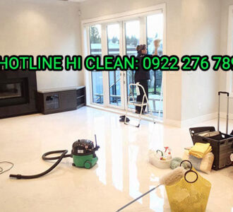 Thi công làm sạch nhà sau xây dựng tại TPHCM