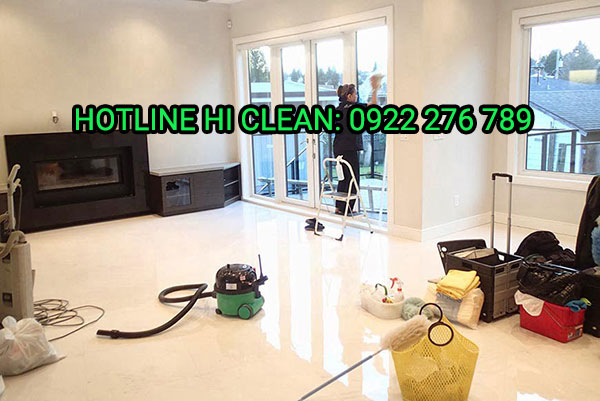 Thi công làm sạch nhà sau xây dựng tại TPHCM
