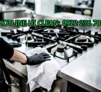 Thi công vệ sinh nhà hàng tại Bình Chánh
